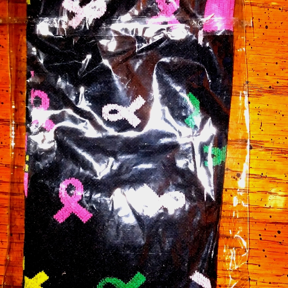 Breast cancer awareness compression socks